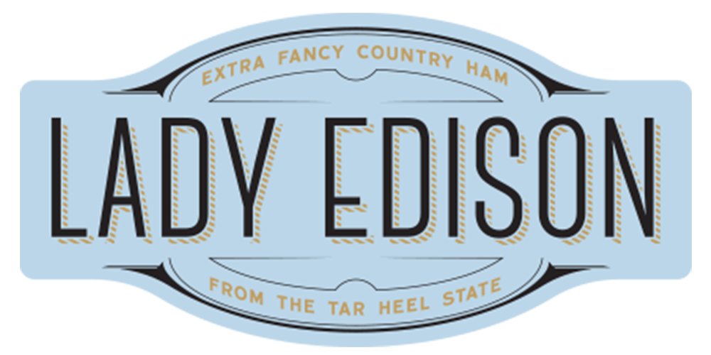 Lady Edison, Extra Fancy Country Ham from the Tar Heel State Logo
