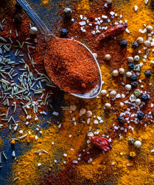 Pile of spices