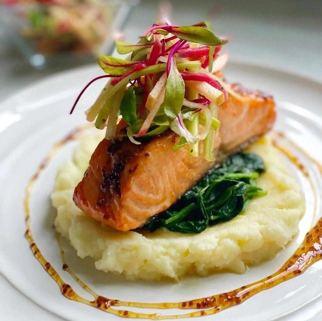 salmon dish